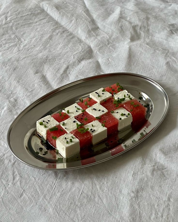 Silver Oval Plate