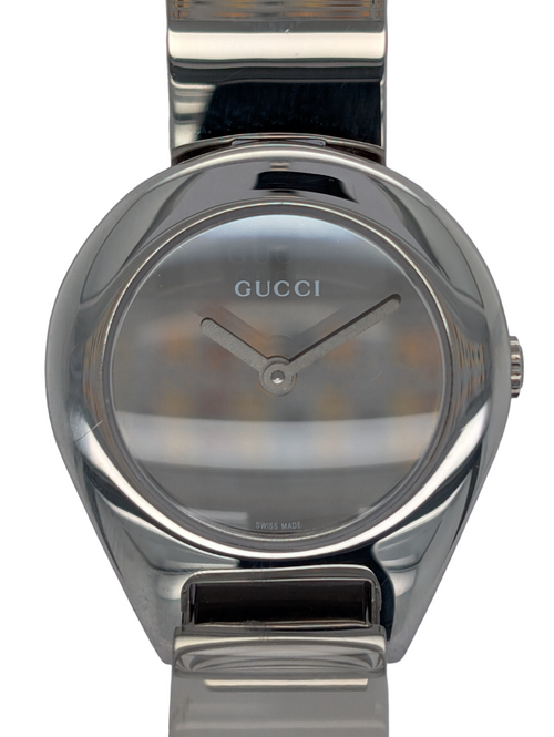 Gucci 6700L stainless steel ladies watch front view